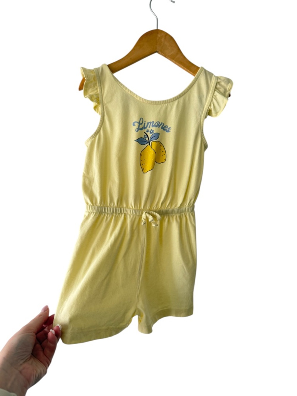 Primark Yellow 'Limones' Lemon Graphic Girls Romper